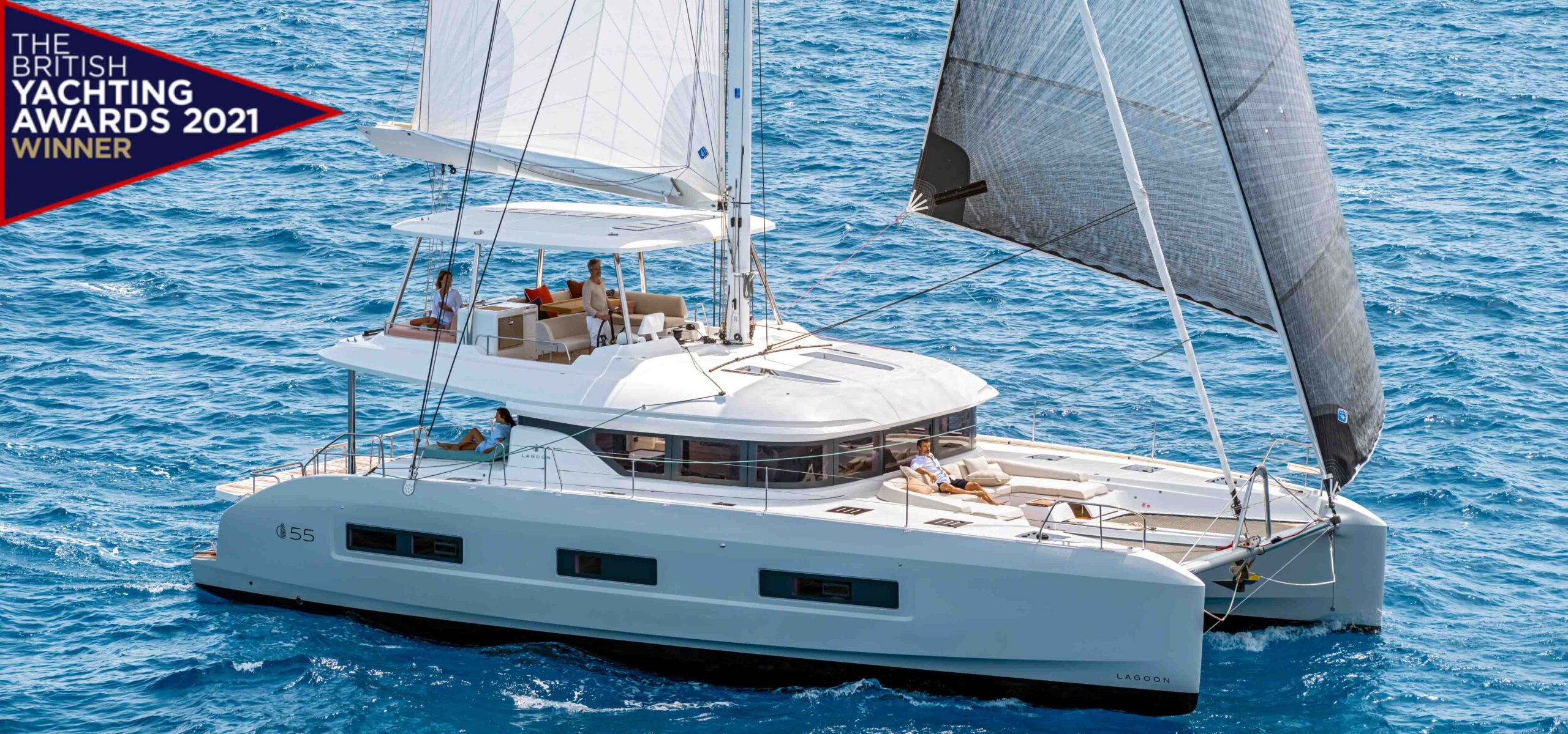 The Lagoon 55 Wins the British Yachting Award